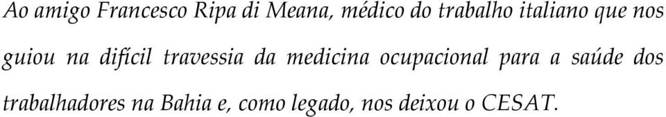 travessia da medicina ocupacional para a saúde