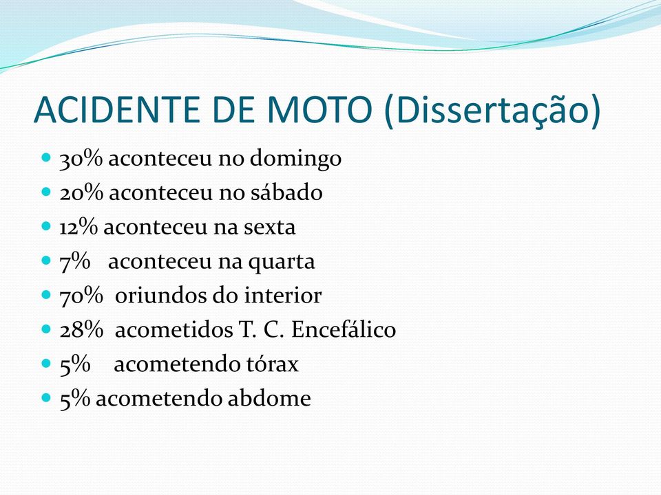 aconteceu na quarta 70% oriundos do interior 28%