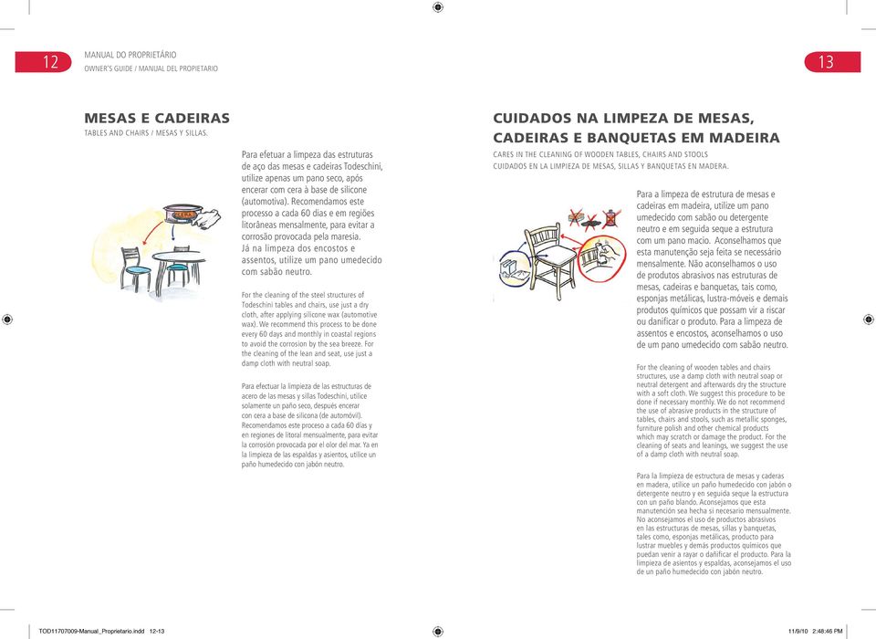 Recomendamos este processo a cada 60 dias e em regiões litorâneas mensalmente, para evitar a corrosão provocada pela maresia.