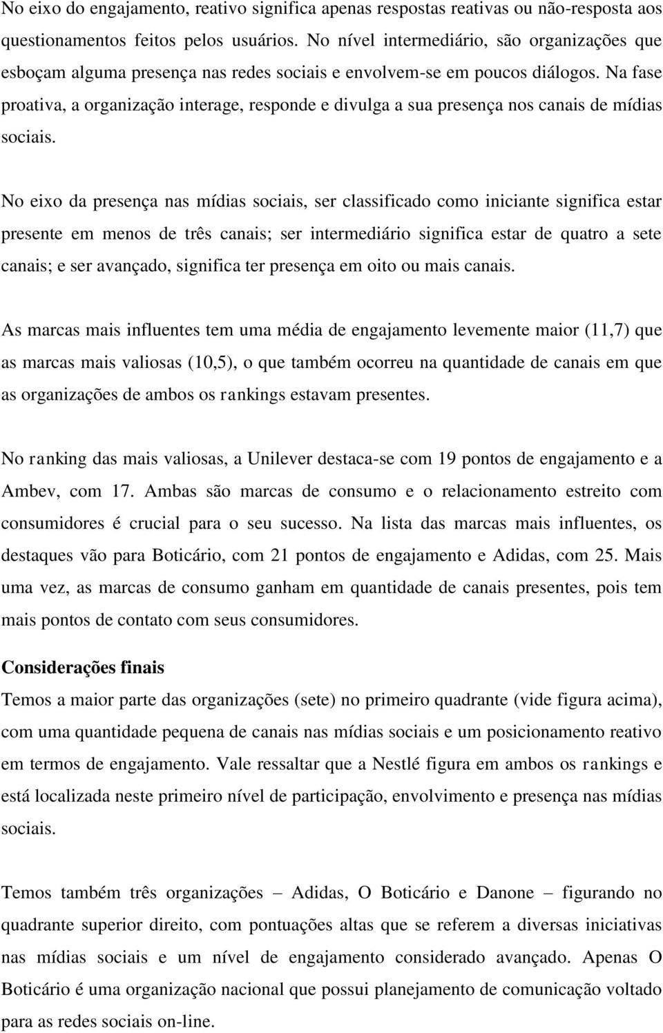 Na fase proativa, a organização interage, responde e divulga a sua presença nos canais de mídias sociais.