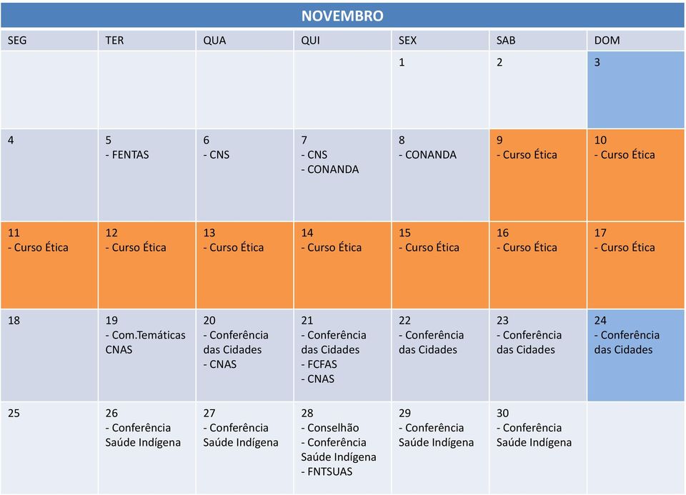 24 das Cidades 25 26 Saúde Indígena 27 Saúde Indígena 28