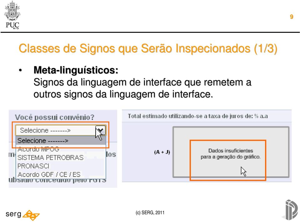 linguísticos: Signos da linguagem de