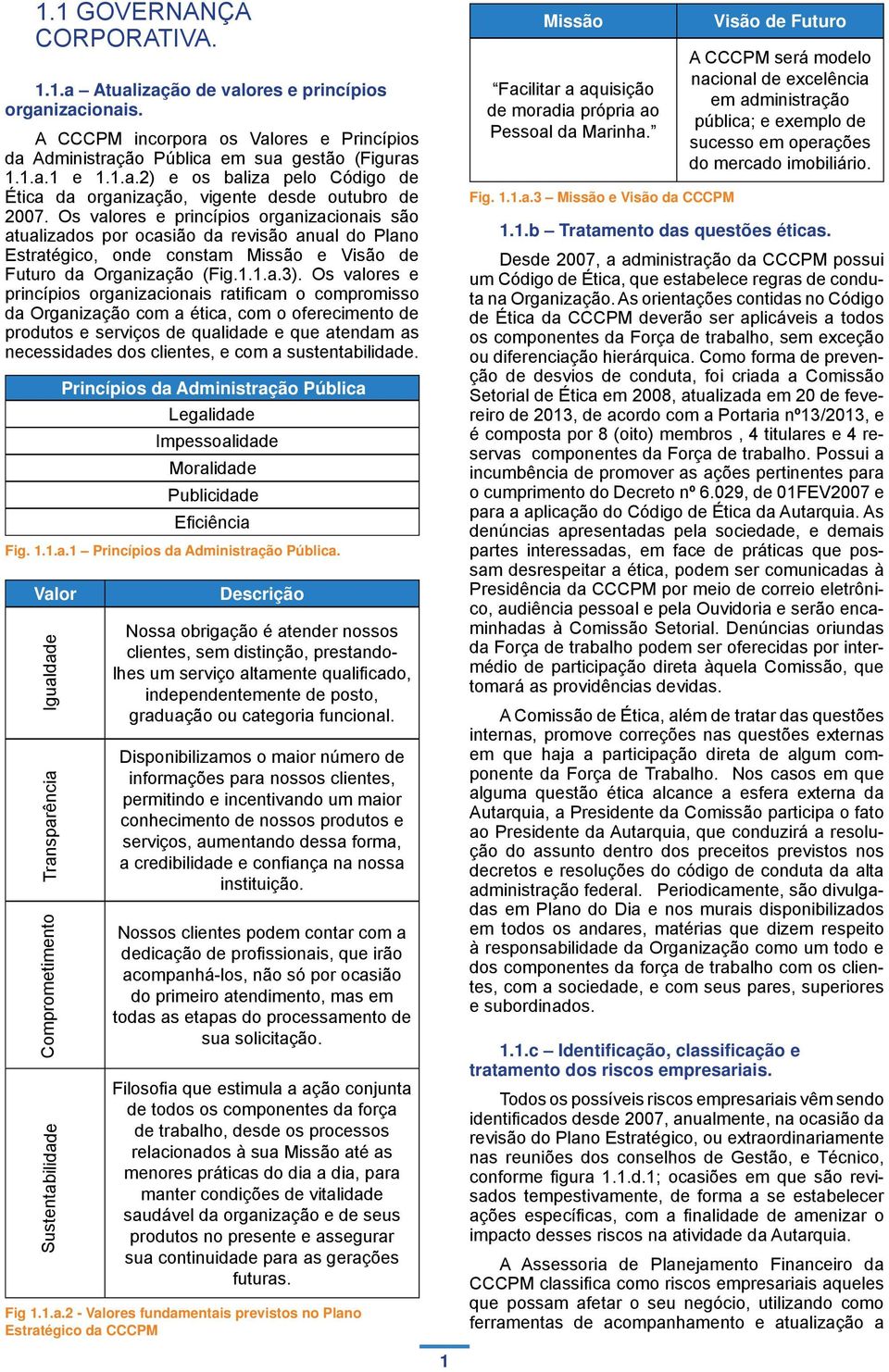 Os valores e princípios organizacionais ratificam o compromisso da Organização com a ética, com o oferecimento de produtos e serviços de qualidade e que atendam as necessidades dos clientes, e com a