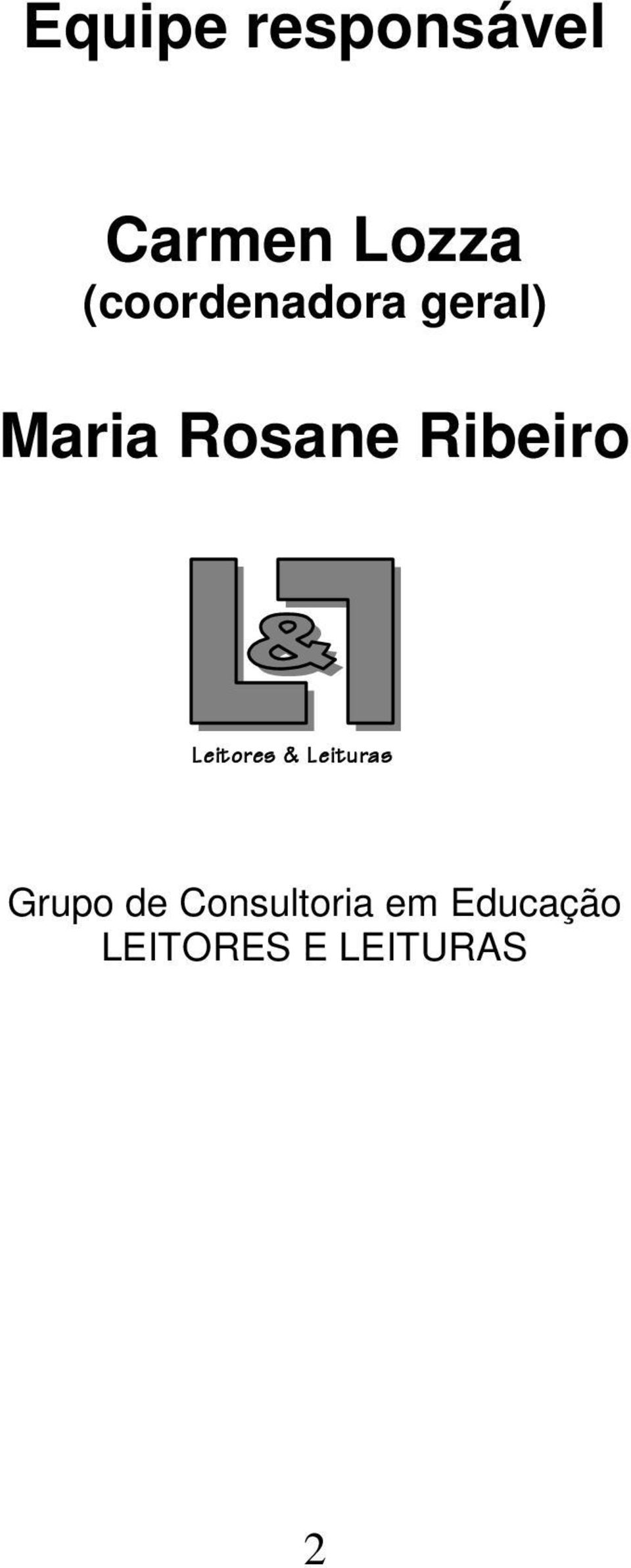 Ribeiro Leitores & Leituras Grupo de