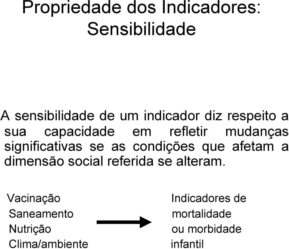 condições que afetam a dimensão social referida se alteram.