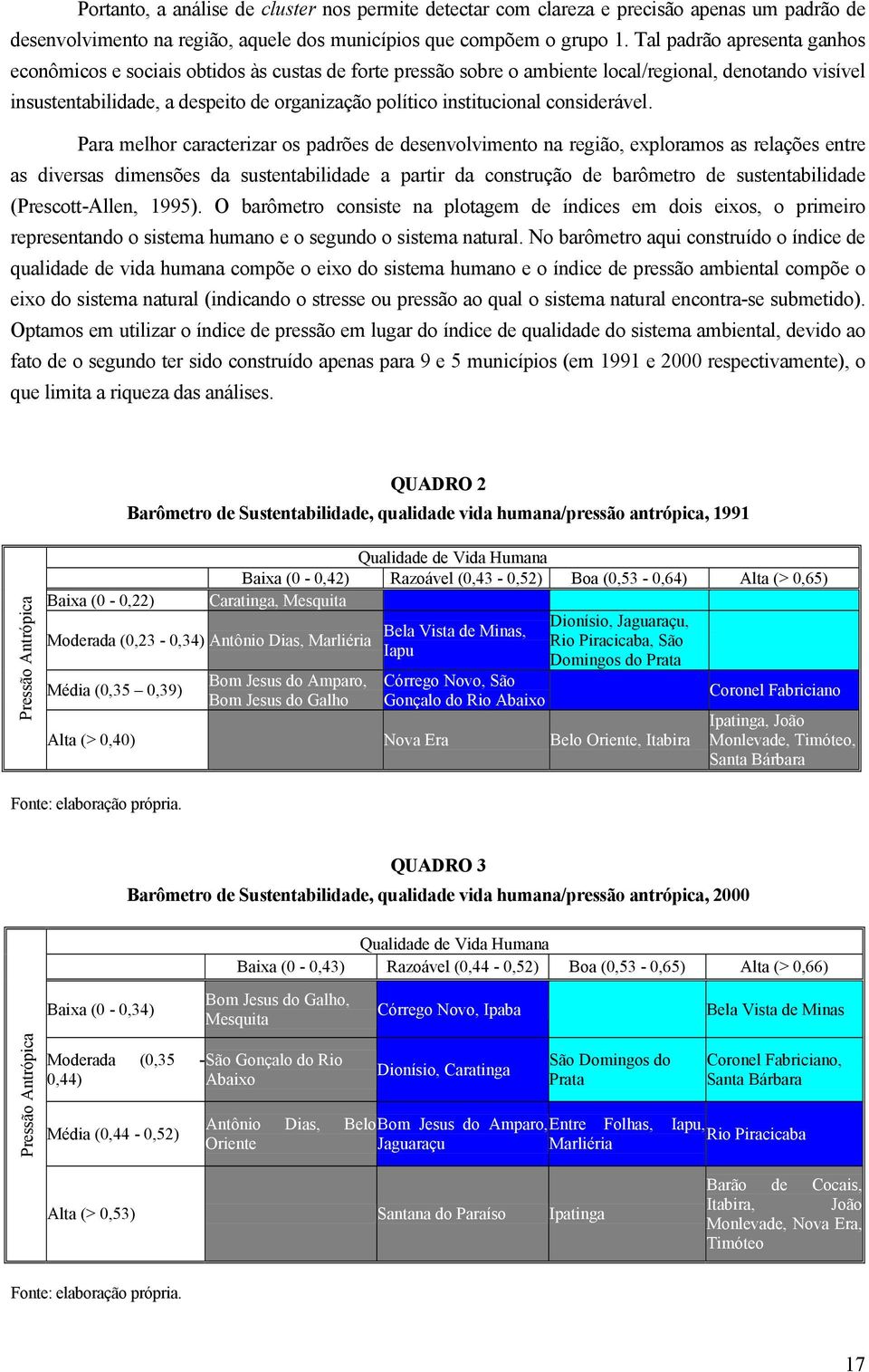 institucional considerável.