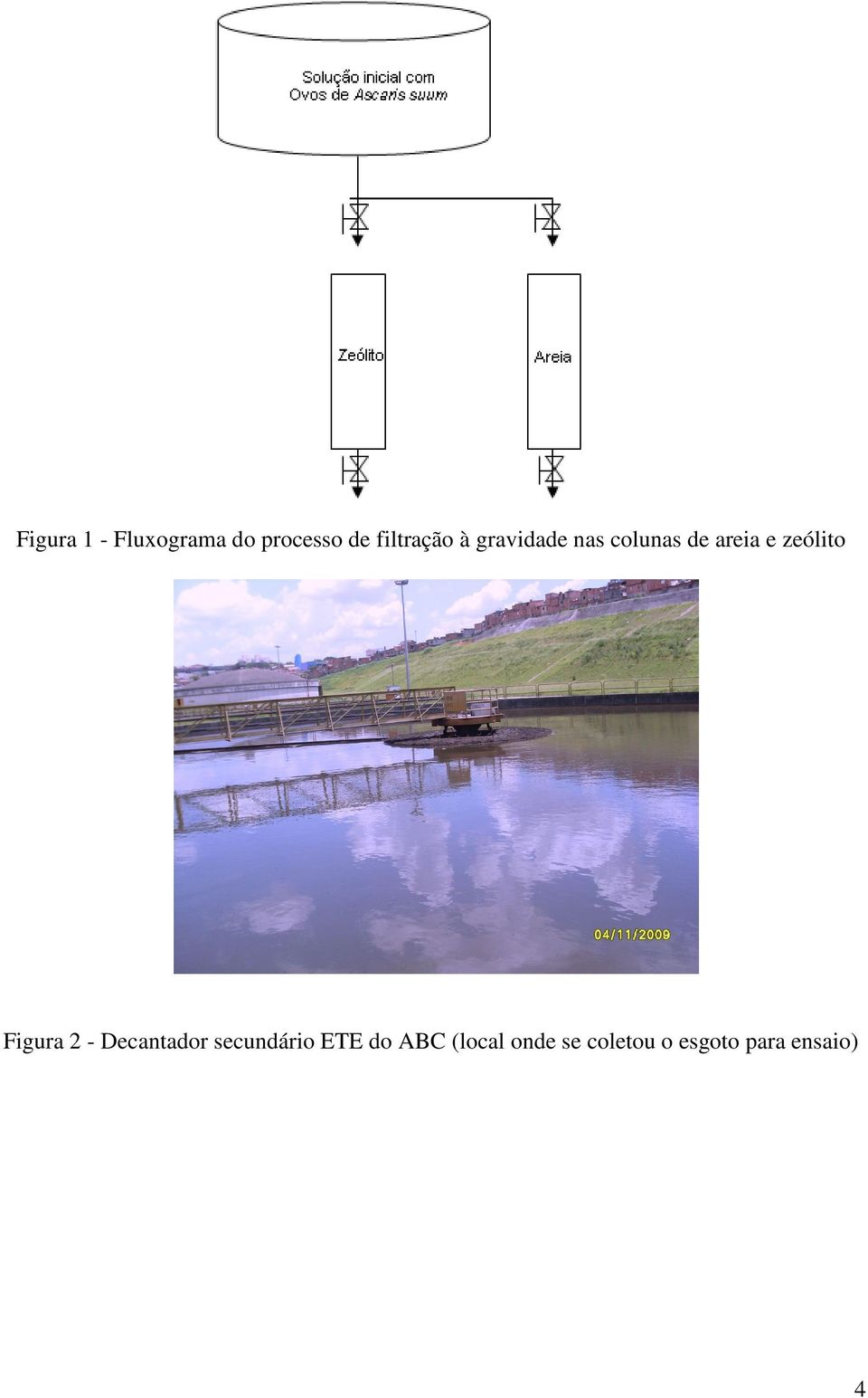 zeólito Figura 2 - Decantador secundário ETE