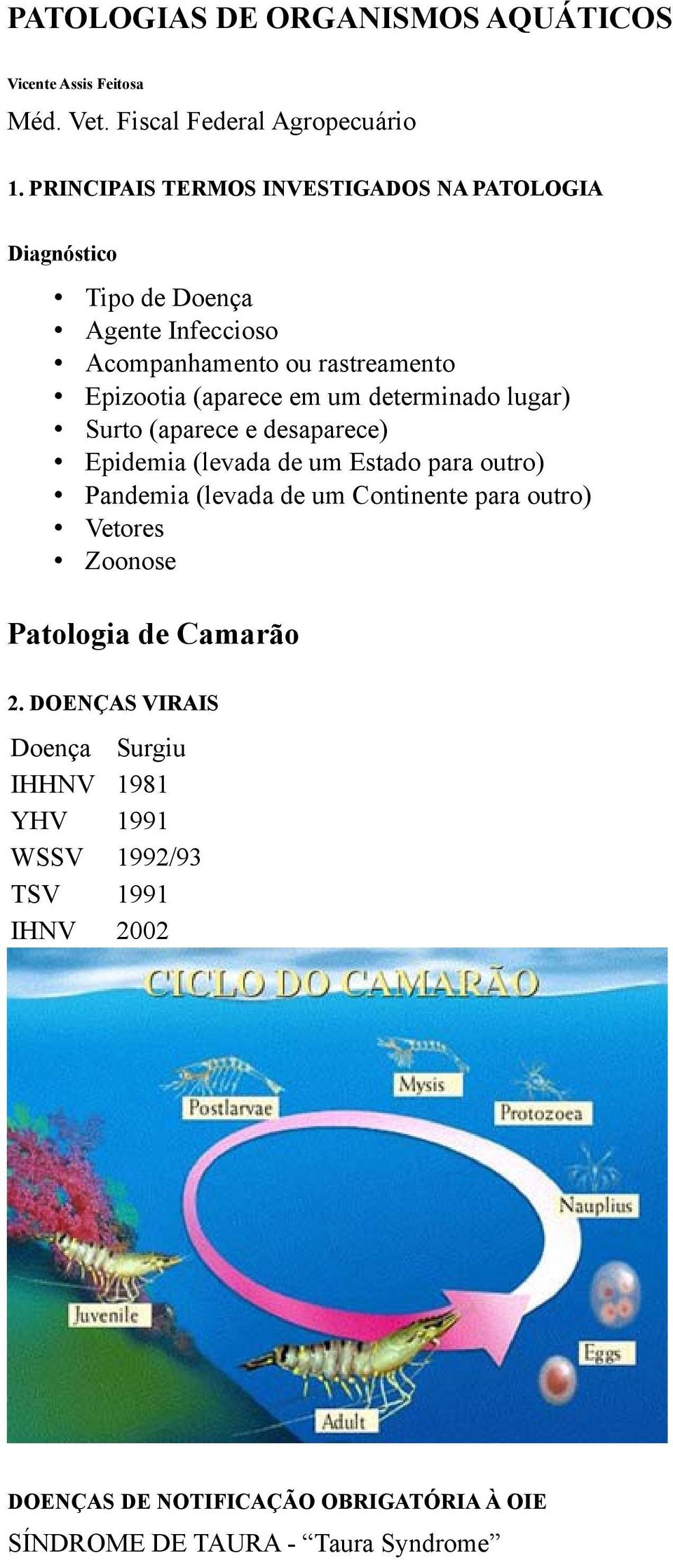 determinado lugar) Surto (aparece e desaparece) Epidemia (levada de um Estado para outro) Pandemia (levada de um Continente para outro)