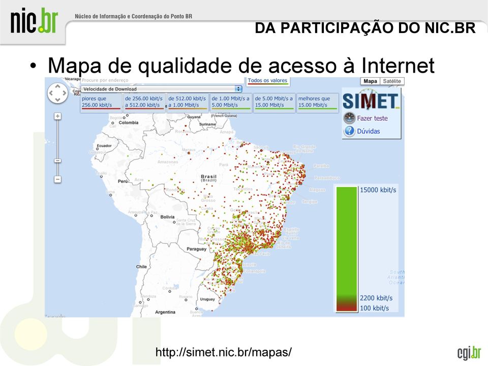 de acesso à Internet