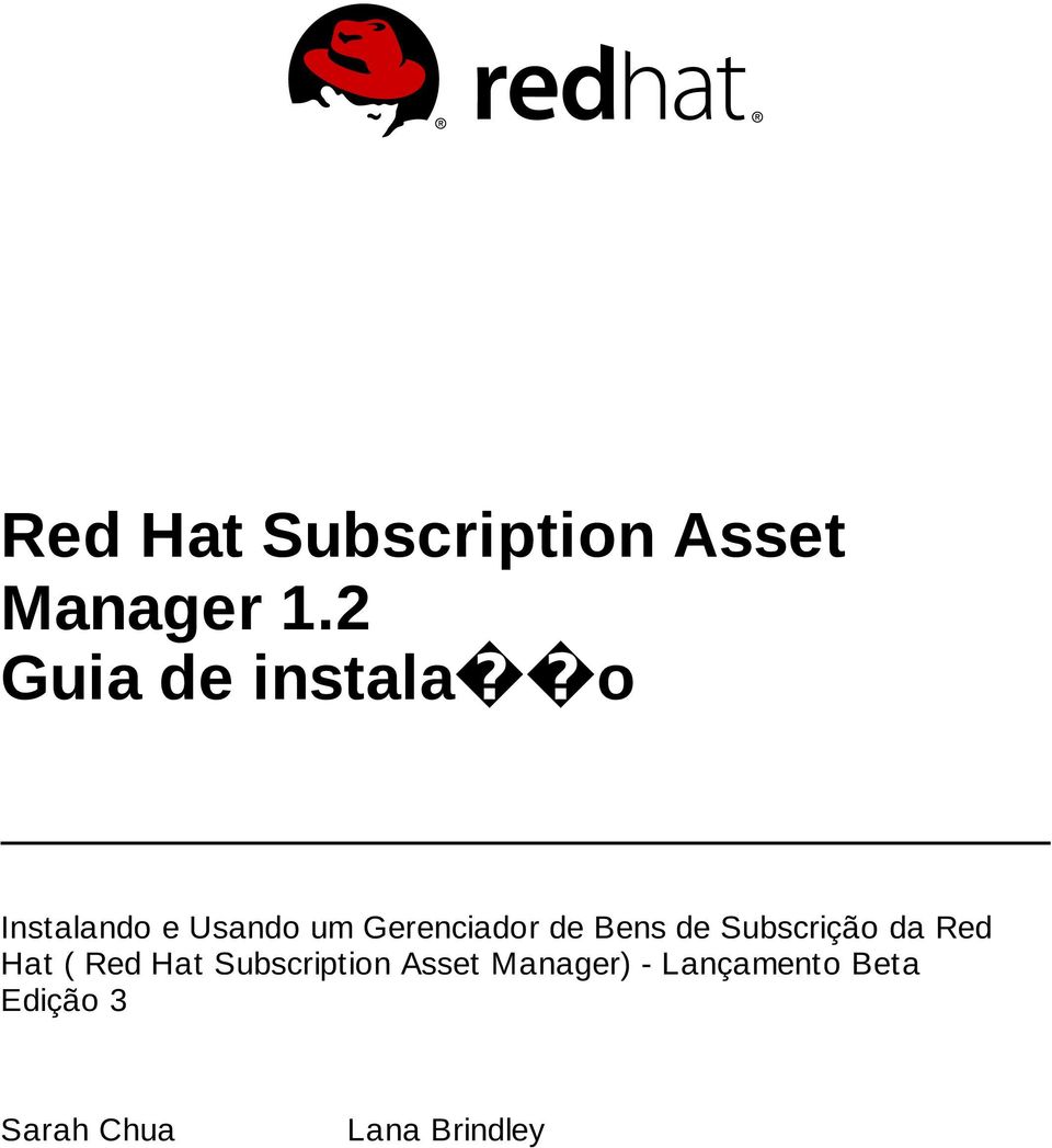 Gerenciador de Bens de Subscrição da Red Hat ( Red