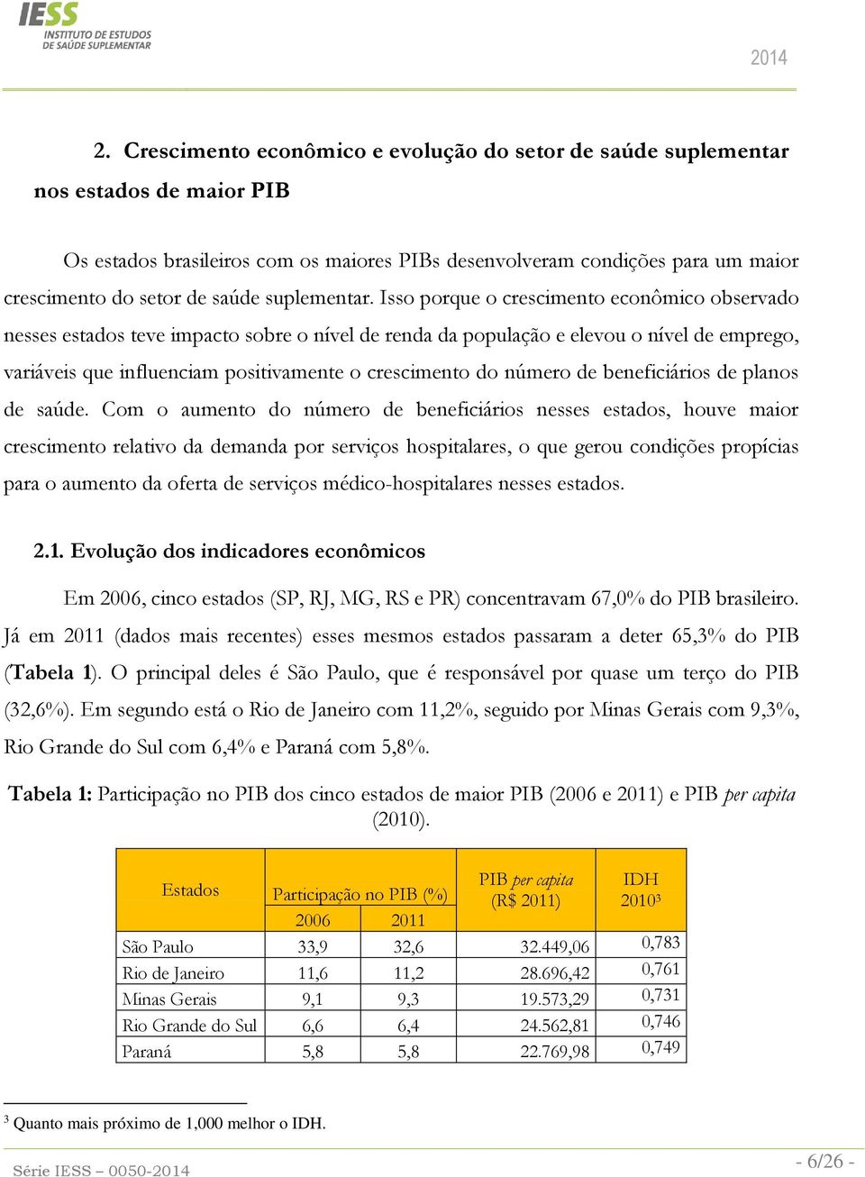 Isso porque o crescimento econômico observado nesses estados teve impacto sobre o nível de renda da população e elevou o nível de emprego, variáveis que influenciam positivamente o crescimento do