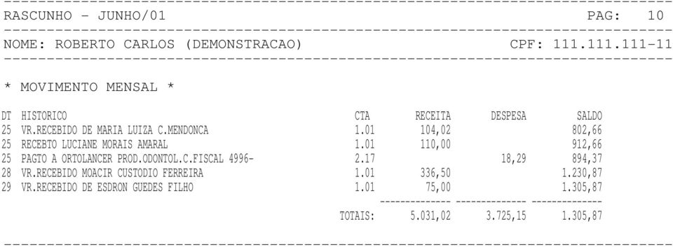 ORTOLANCER PROD.ODONTOL.C.FISCAL 4996-18,29 894,37 28 VR.