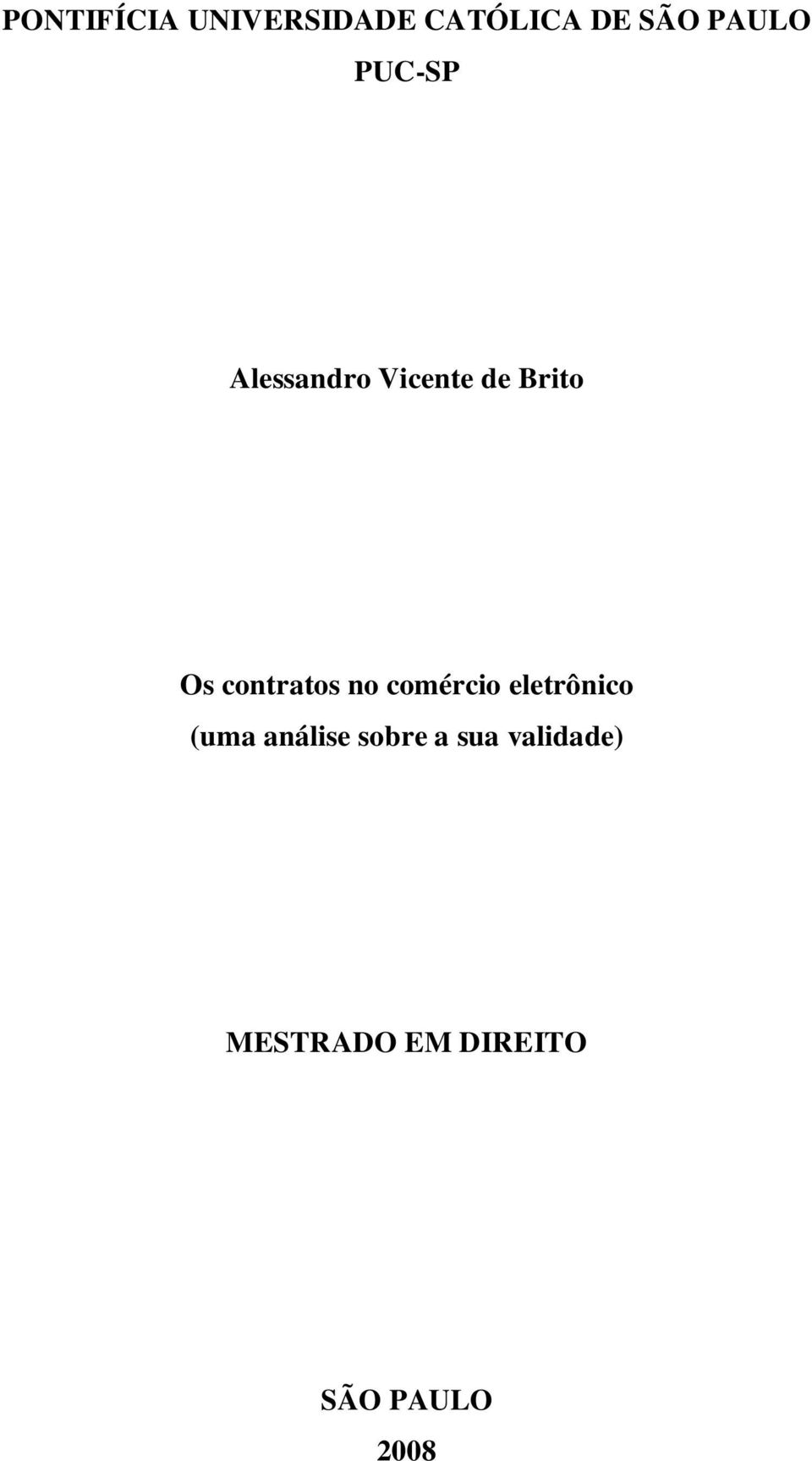 contratos no comércio eletrônico (uma análise