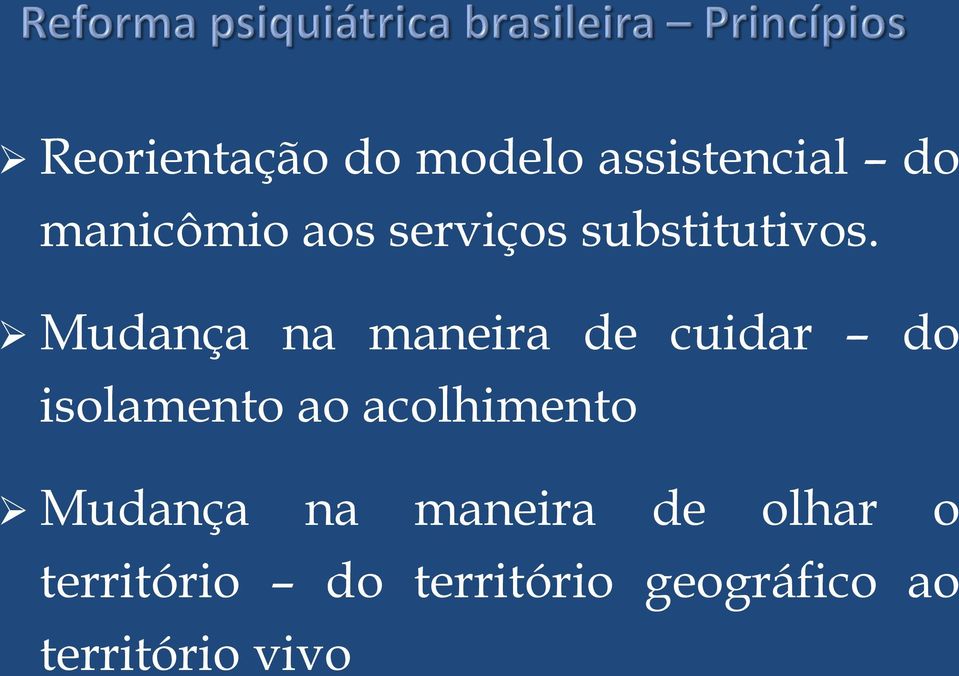 Mudança na maneira de cuidar do isolamento ao