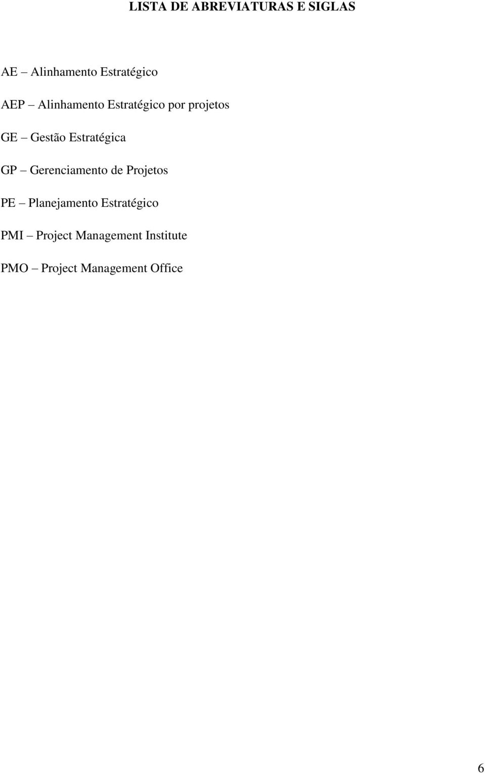 Estratégica GP Gerenciamento de Projetos PE Planejamento