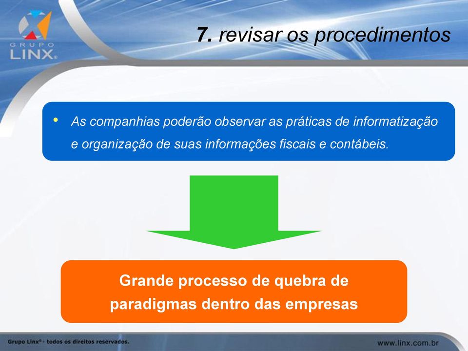 organização de suas informações fiscais e