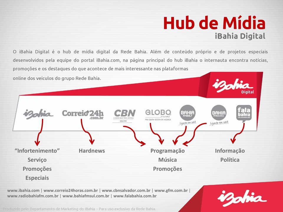 com, na página principal do hub ibahia o internauta encontra notícias, promoções e os destaques do que acontece de mais interessante nas plataformas online