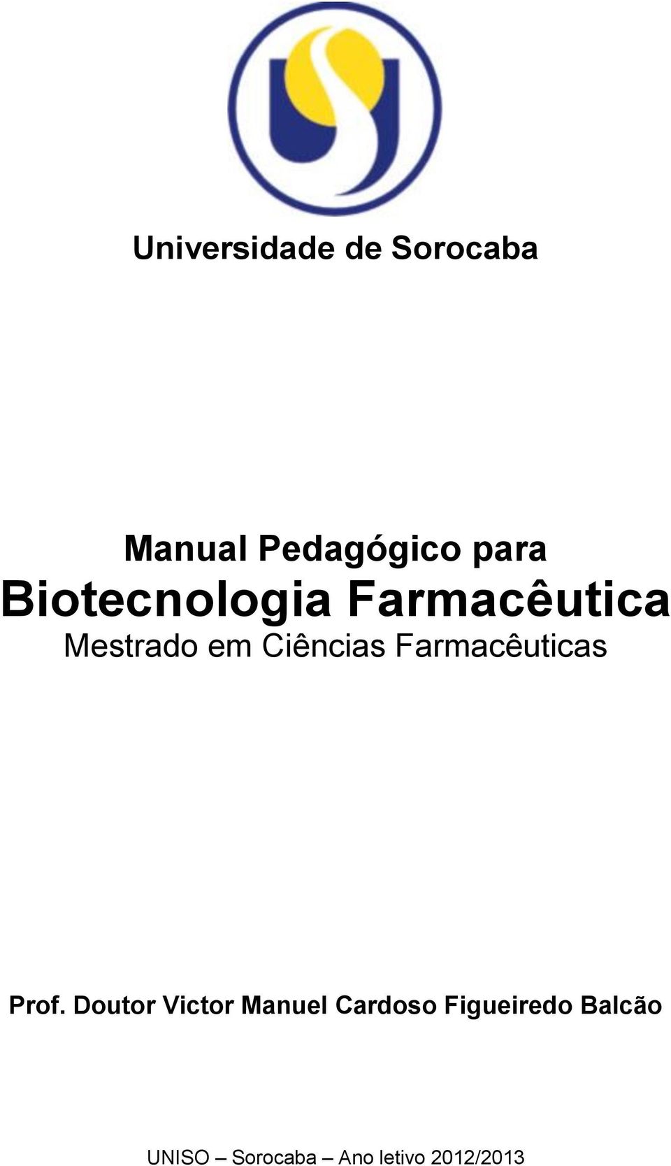 Farmacêuticas Prof.