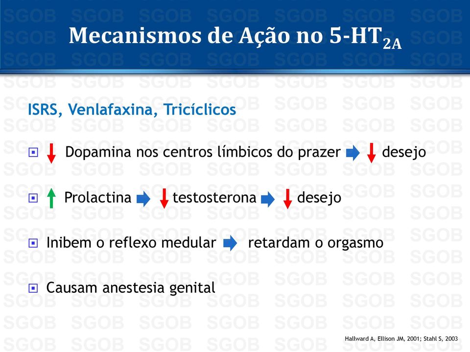 testosterona desejo Inibem o reflexo medular retardam o