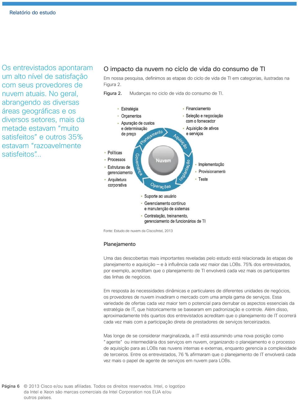 .. O impacto da nuvem no ciclo de vida do consumo de TI Em nossa pesquisa, definimos as etapas do ciclo de vida de TI em categorias, ilustradas na Figura 2. Figura 2. Mudanças no ciclo de vida do consumo de TI.