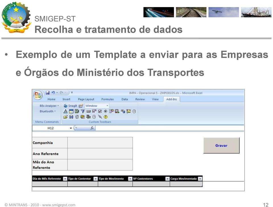 enviar para as Empresas e