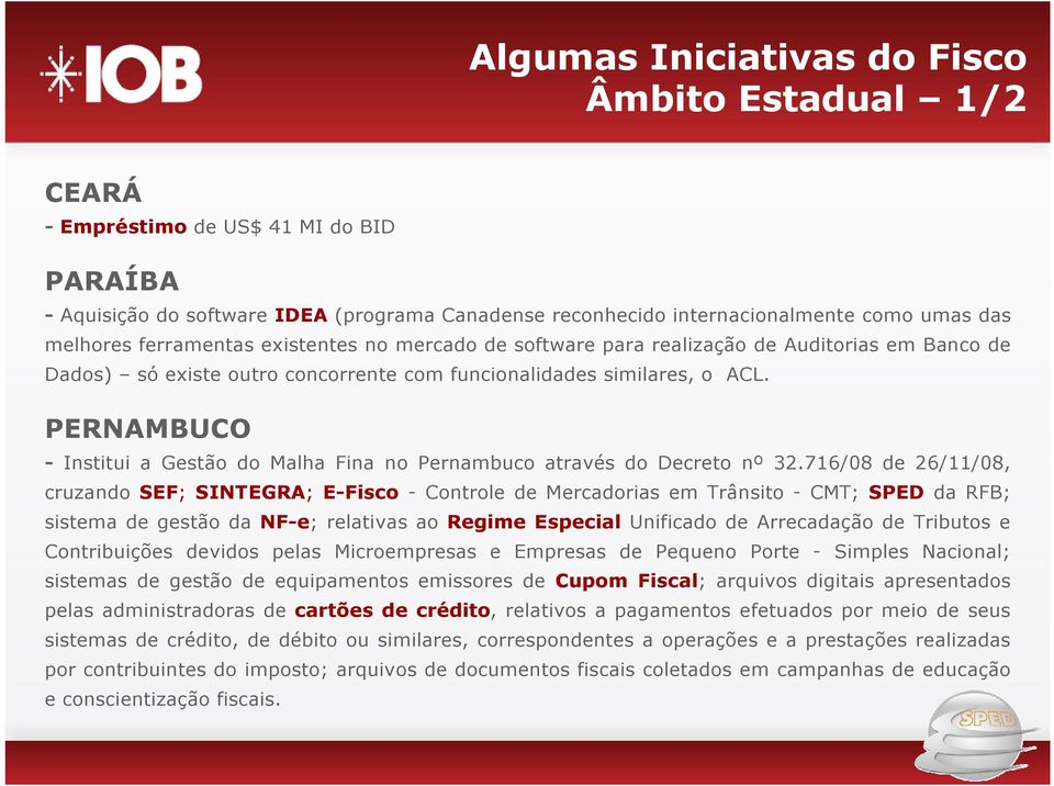 PERNAMBUCO - Institui a Gestão do Malha Fina no Pernambuco através do Decreto nº 32.