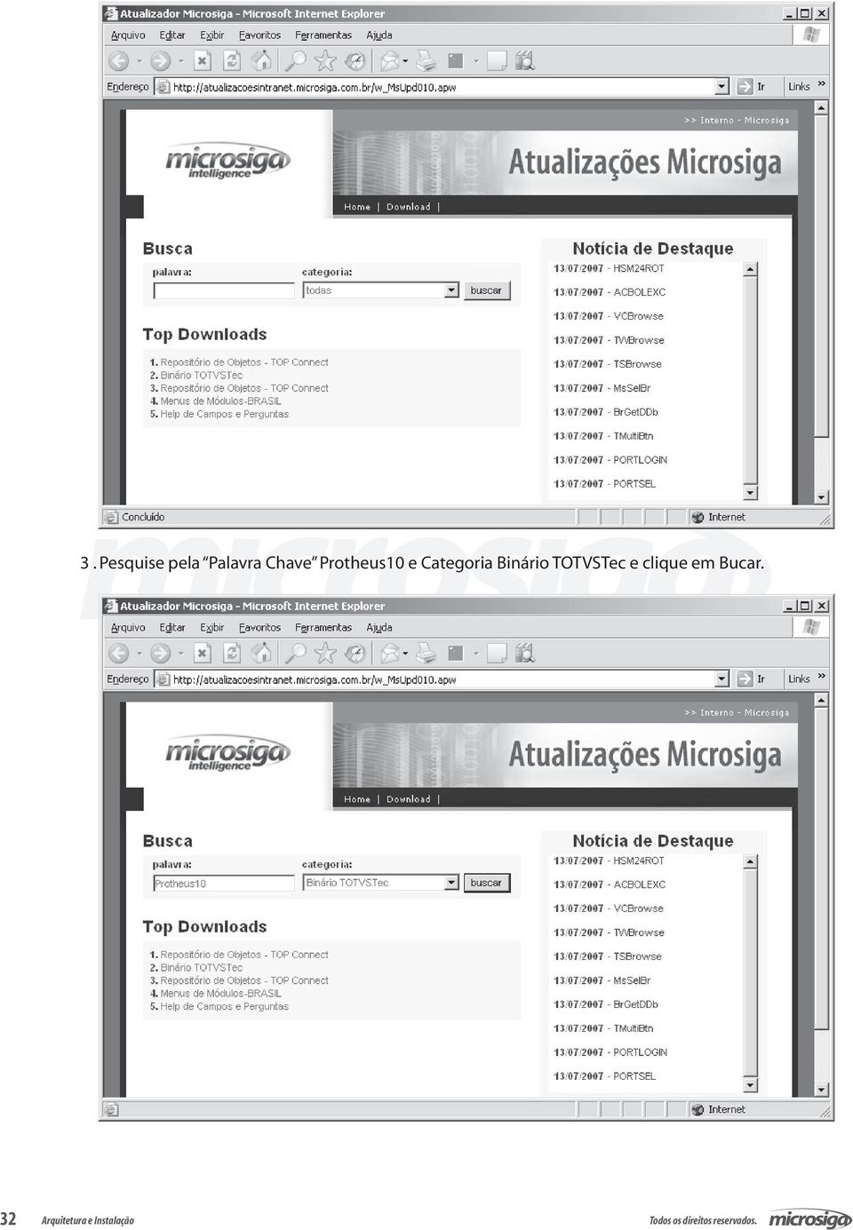 Protheus10 e Categoria