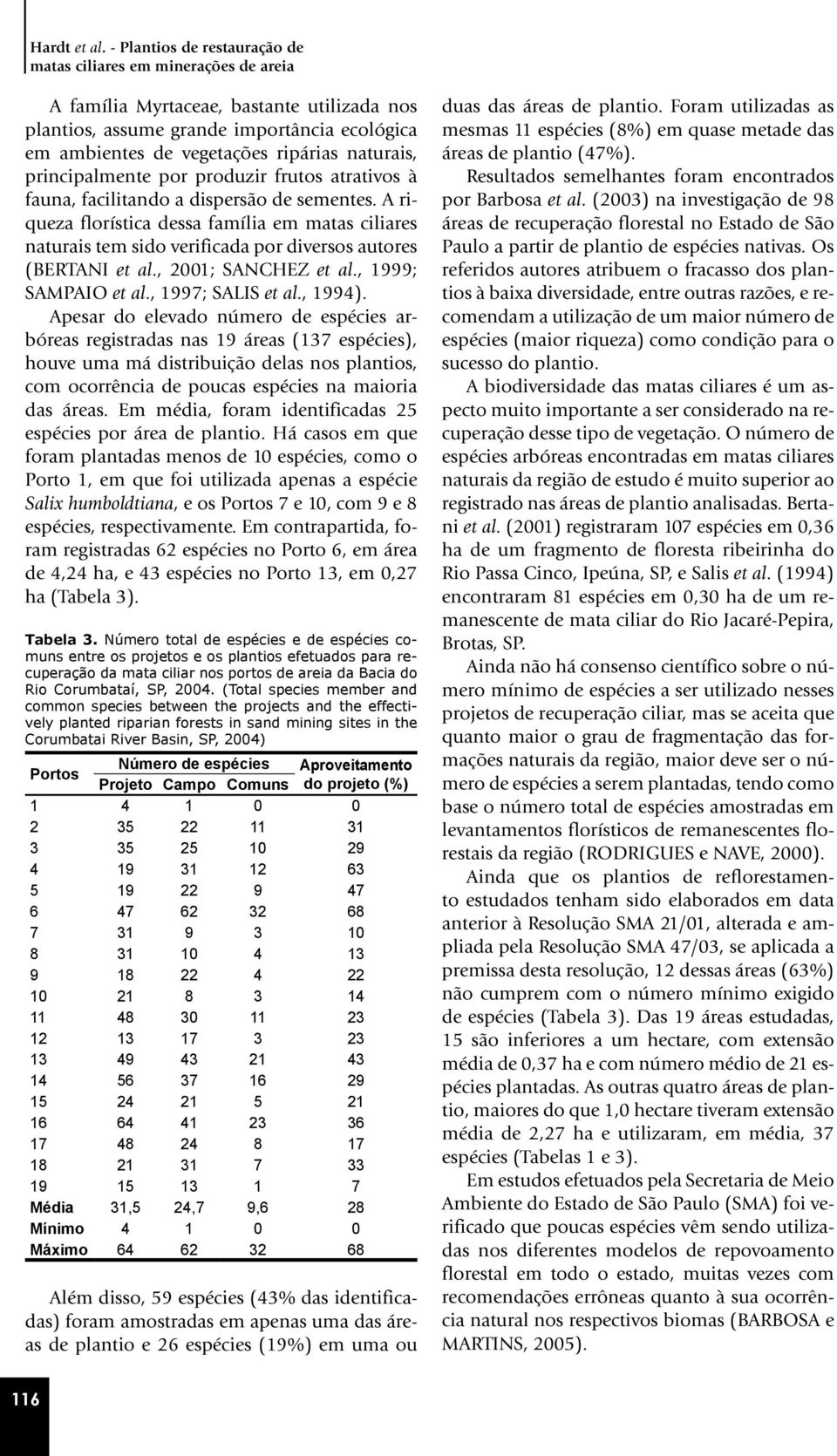 naturais, principalmente por produzir frutos atrativos à fauna, facilitando a dispersão de sementes.