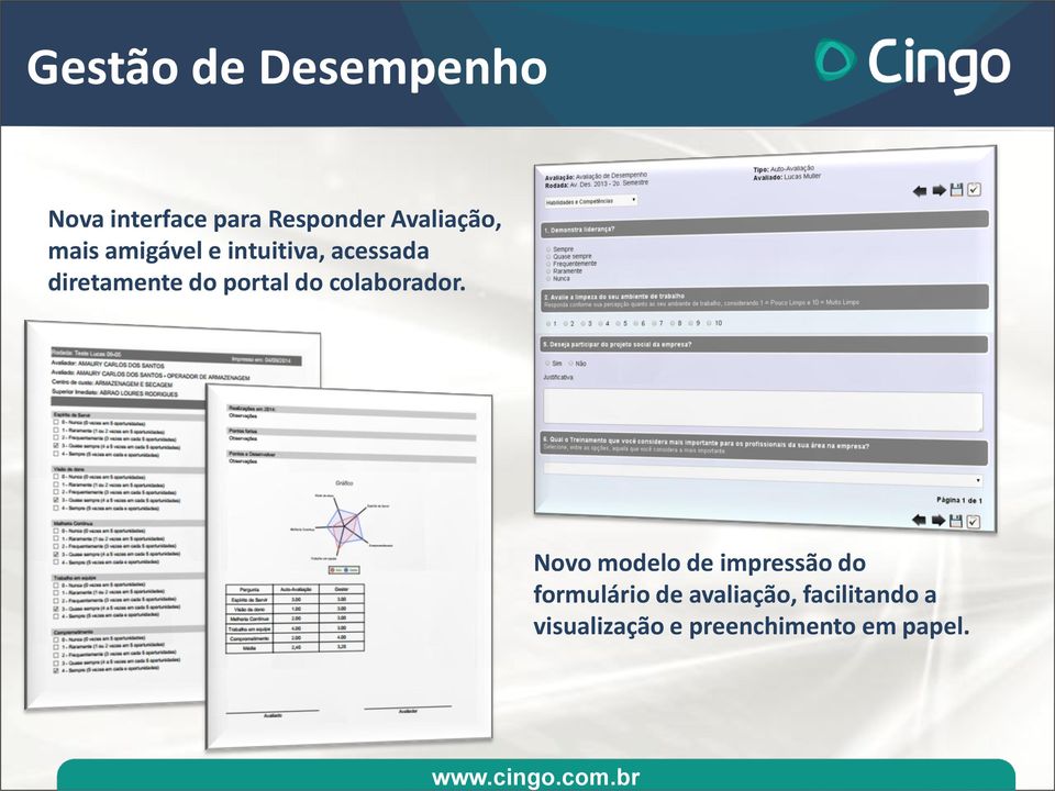 do portal do colaborador.