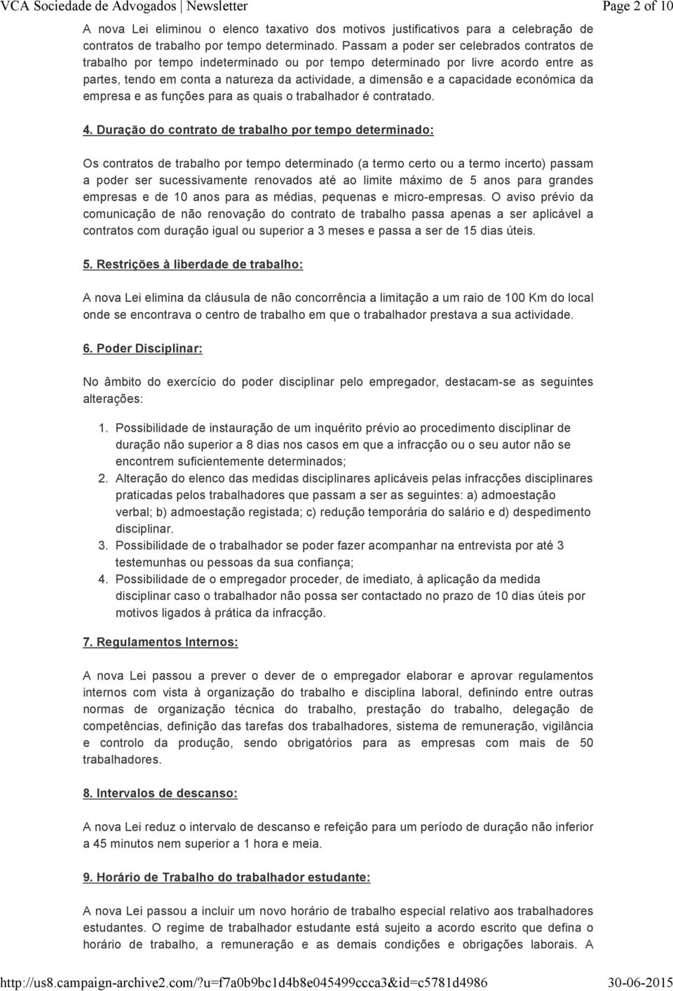 capacidade económica da empresa e as funções para as quais o trabalhador é contratado. Page 2 of 10 4.