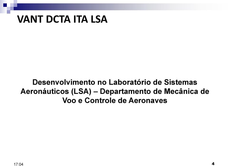 Aeronáuticos (LSA) Departamento de