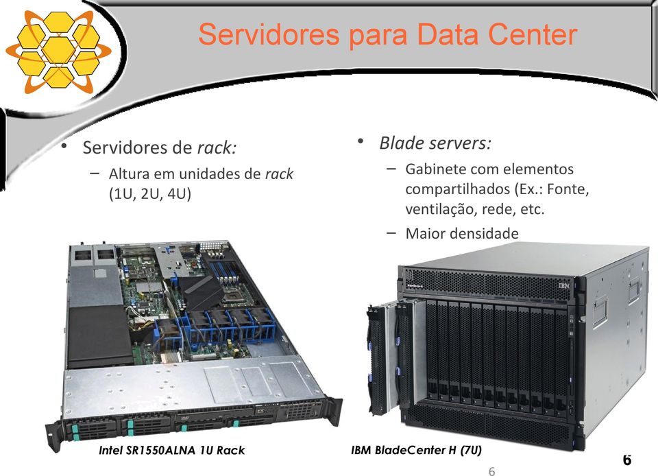 servers: Gabinete com elementos compartilhados (Ex.