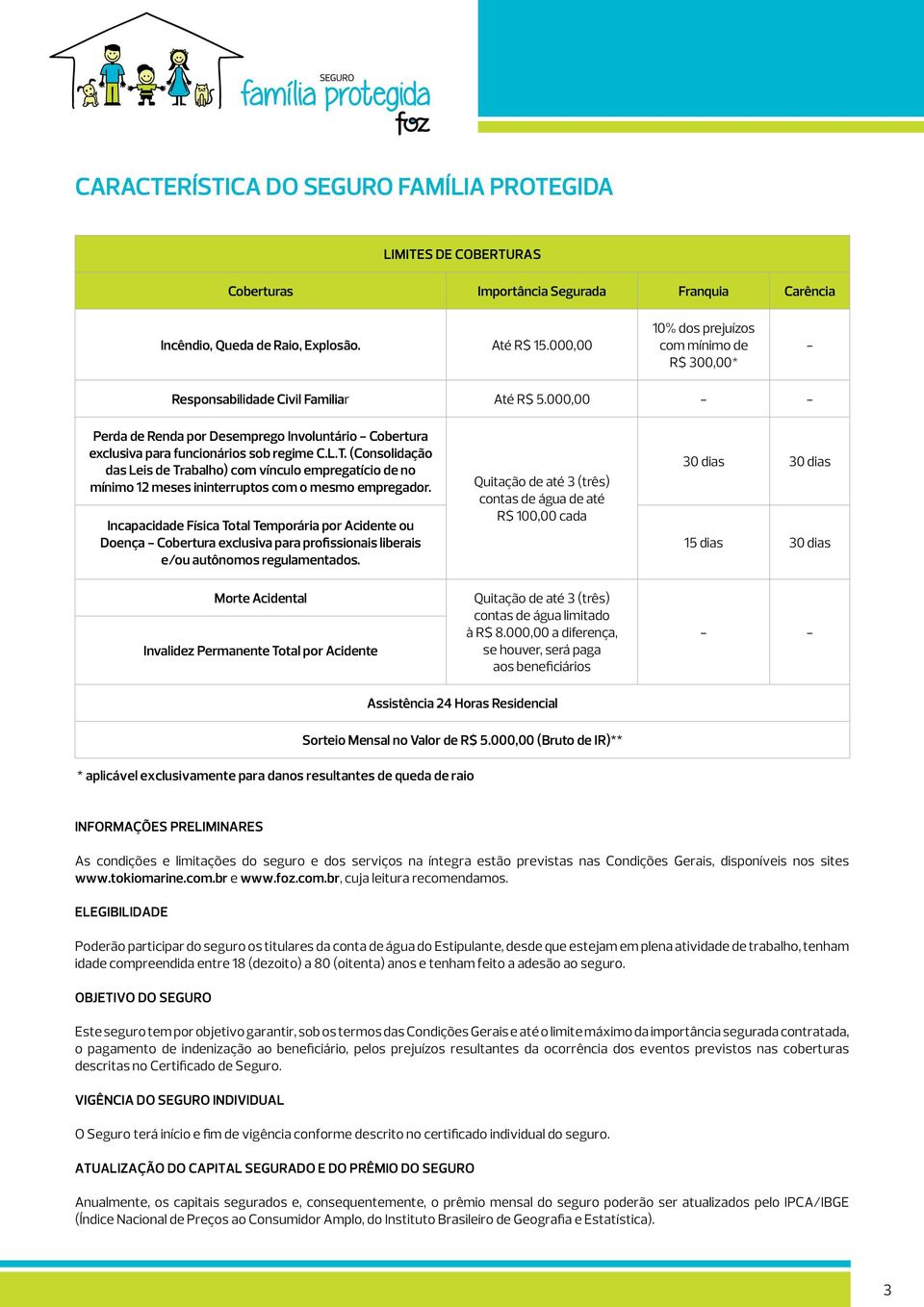 L.T. (Consolidação das Leis de Trabalho) com vínculo empregatício de no mínimo 12 meses ininterruptos com o mesmo empregador.