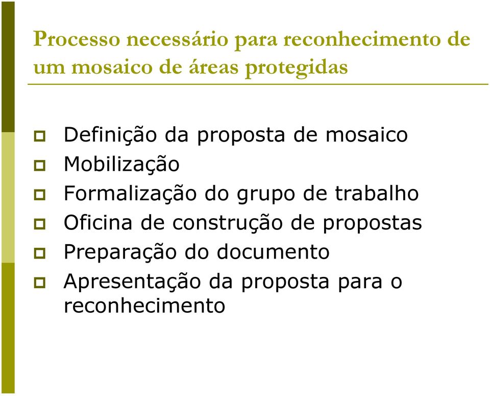 Formalização do grupo de trabalho Oficina de construção de