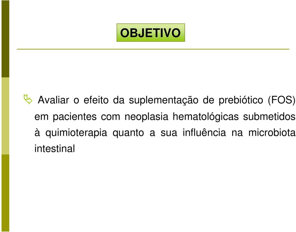 neoplasia hematológicas submetidos à