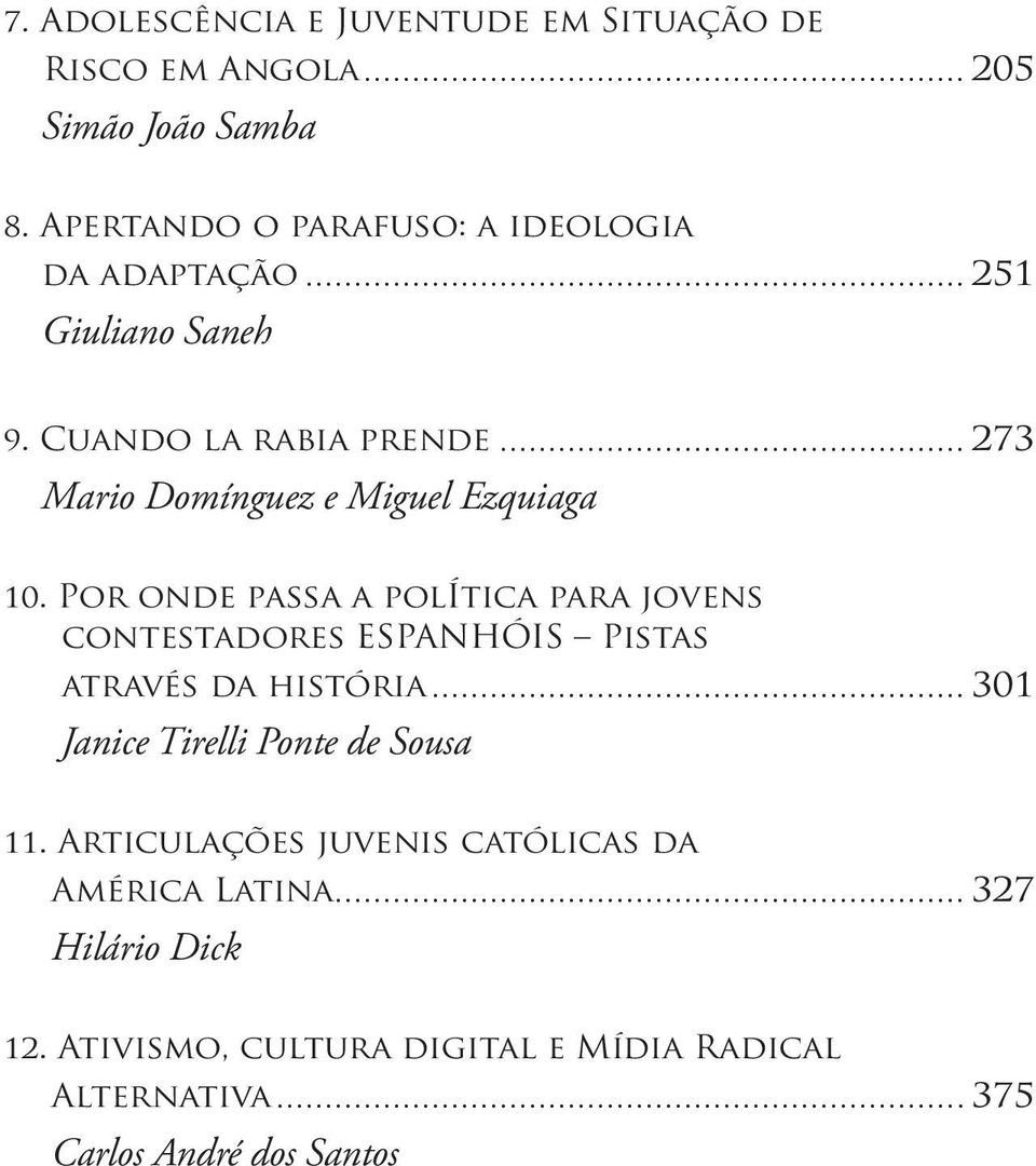 .. 273 Mario Domínguez e Miguel Ezquiaga 10.