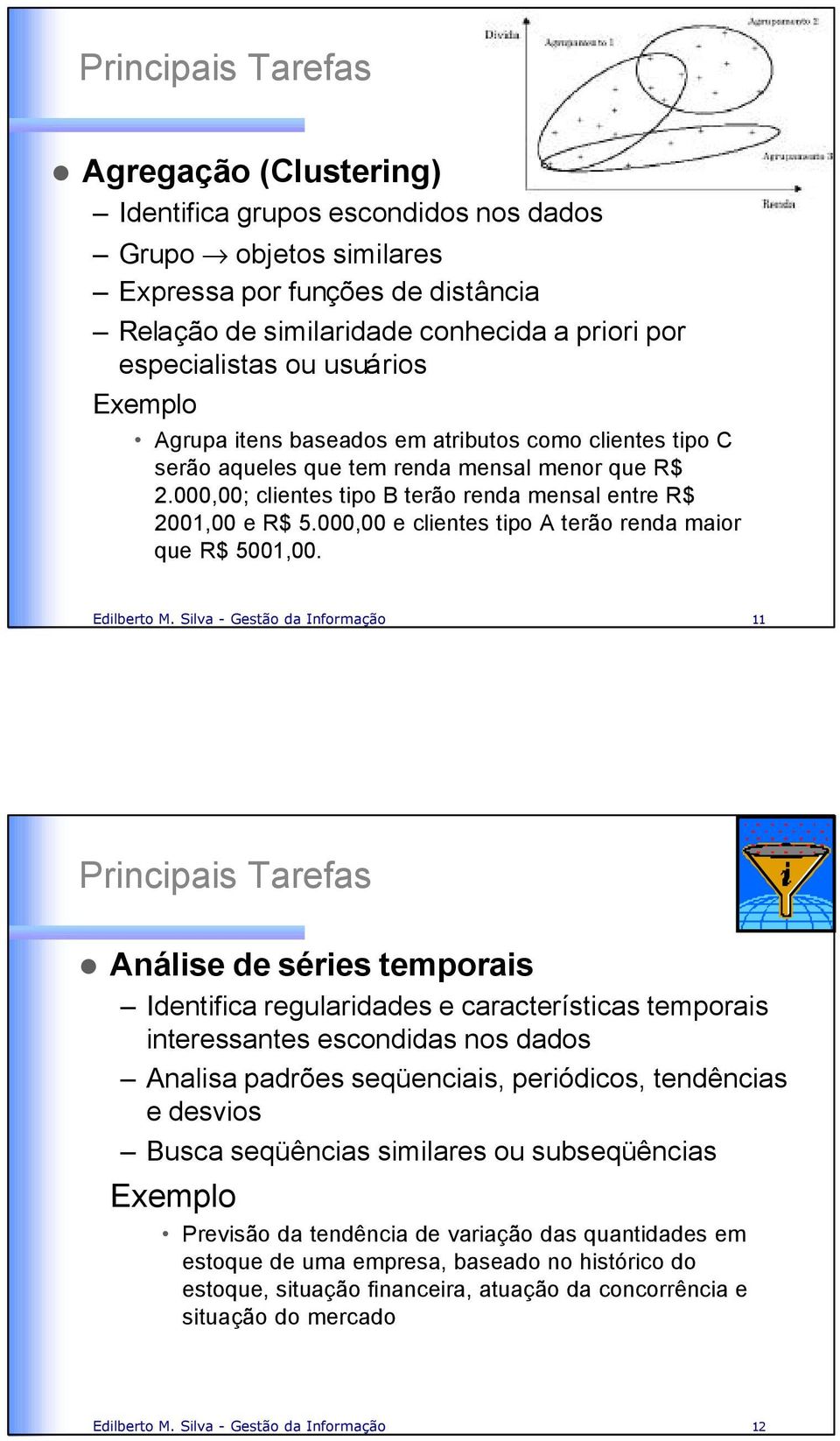 000,00 e clientes tipo A terão renda maior que R$ 5001,00. Edilberto M.