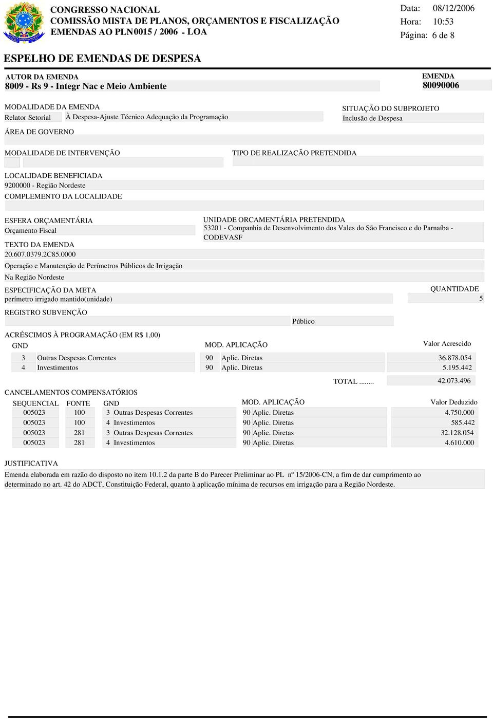 Diretas 6.878.054 5.195.442 42.07.496 00502 00502 00502 00502 100 100 281 281 4 4 Investimentos Investimentos 4.750.000 585.442 2.128.054 4.610.