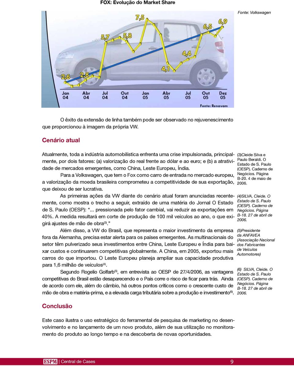 de mercados emergentes, como China, Leste Europeu, Índia.