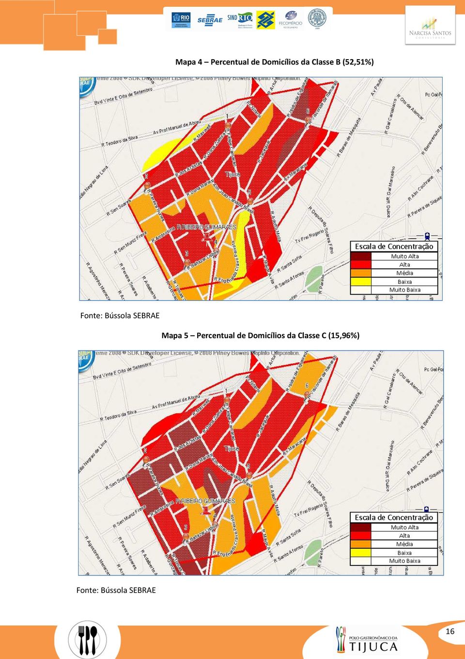 SEBRAE Mapa 5 Percentual de