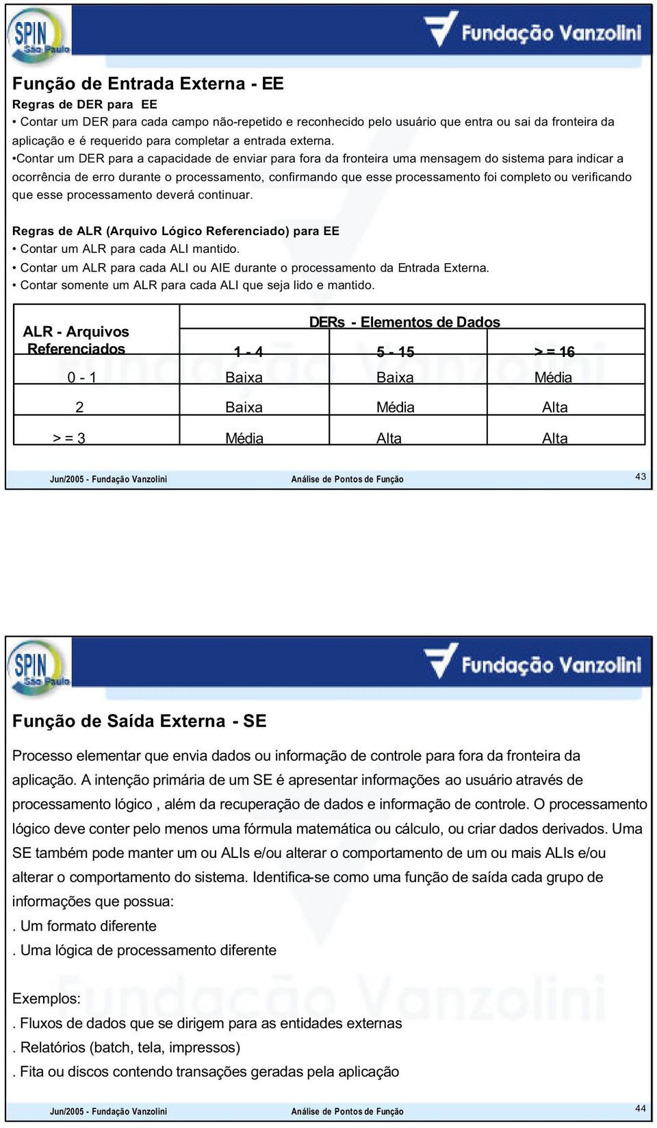 Contar um DER para a capacidade de enviar para fora da fronteira uma mensagem do sistema para indicar a ocorrência de erro durante o processamento, confirmando que esse processamento foi completo ou