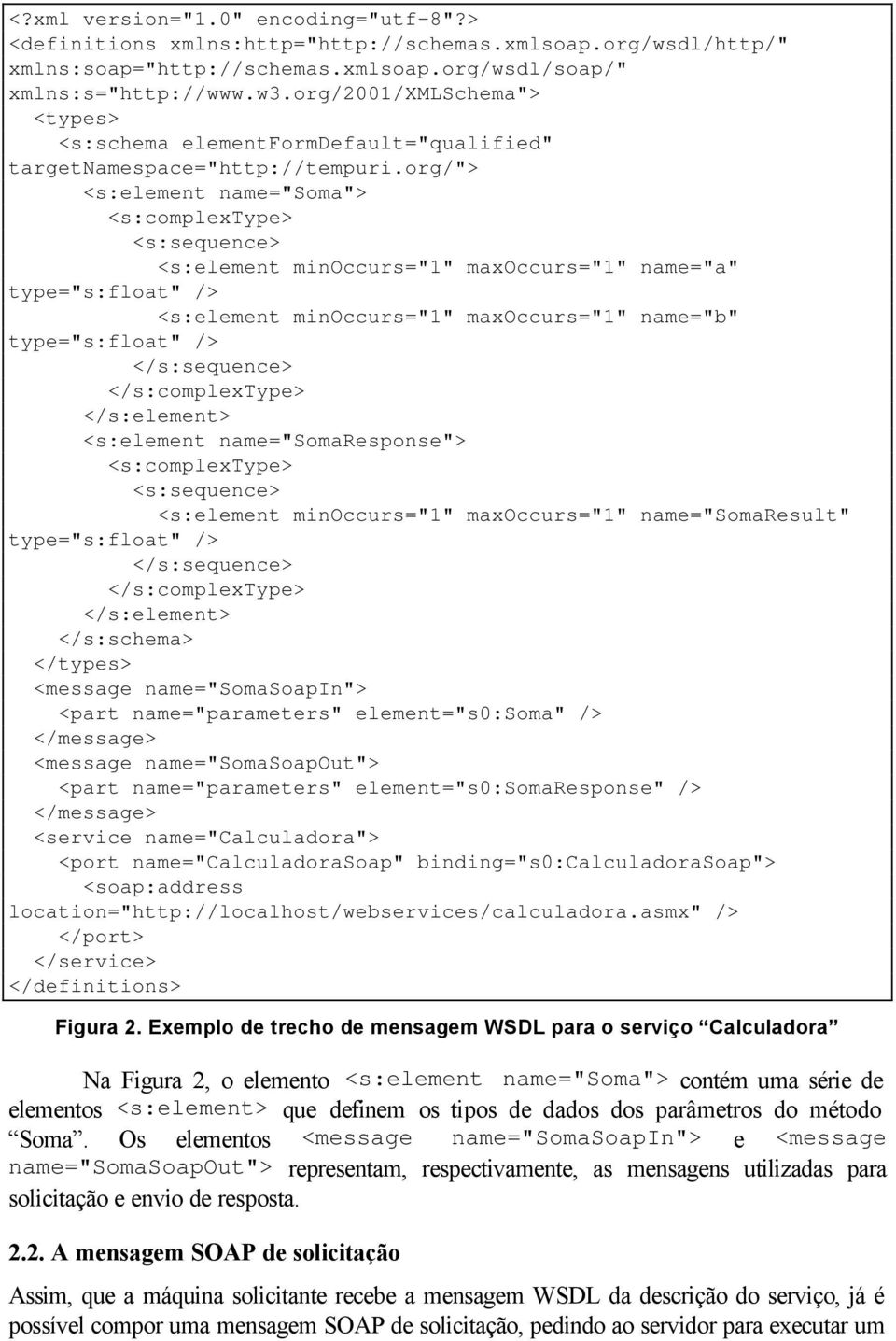 org/"> <s:element name="soma"> <s:complextype> <s:sequence> <s:element minoccurs="1" maxoccurs="1" name="a" type="s:float" /> <s:element minoccurs="1" maxoccurs="1" name="b" type="s:float" />