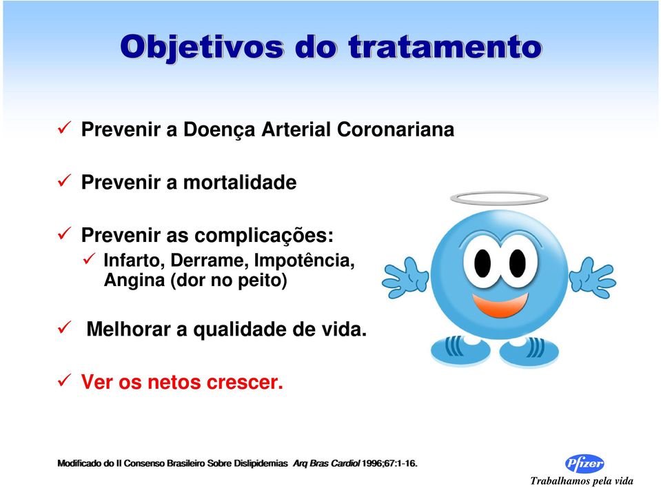 (dor no peito) Melhorar a qualidade de vida. Ver os netos crescer.