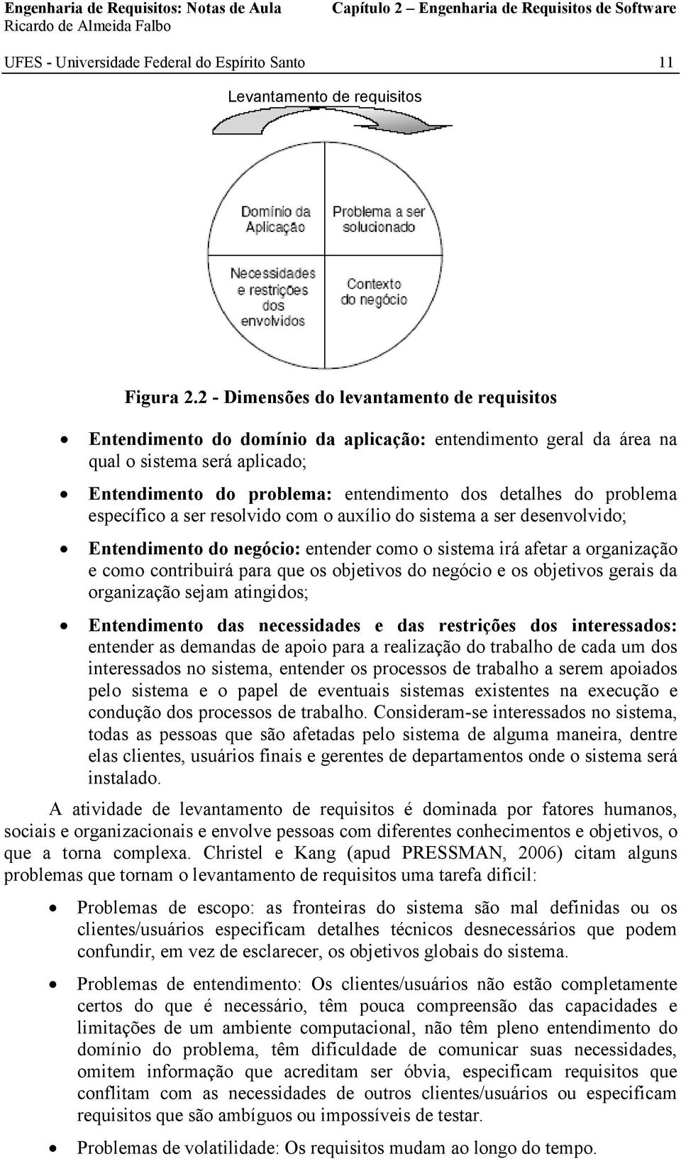 problema específico a ser resolvido com o auxílio do sistema a ser desenvolvido; Entendimento do negócio: entender como o sistema irá afetar a organização e como contribuirá para que os objetivos do