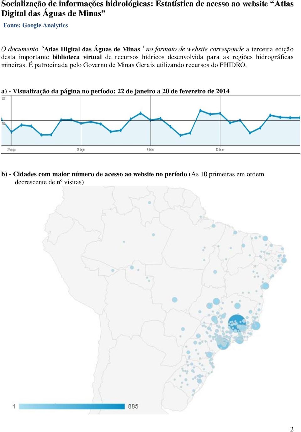 para as regiões hidrográficas mineiras. É patrocinada pelo Governo de Minas Gerais utilizando recursos do FHIDRO.