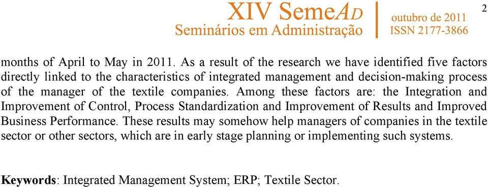 process of the manager of the textile companies.
