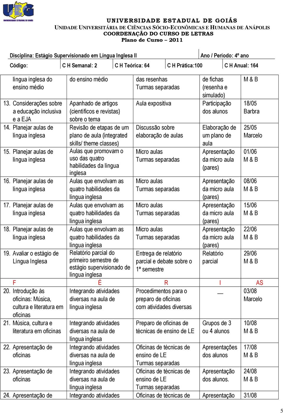 habilidades da língua inglesa Aulas que envolvam as quatro habilidades da Aulas que envolvam as quatro habilidades da Aulas que envolvam as quatro habilidades da Relatório parcial do primeiro