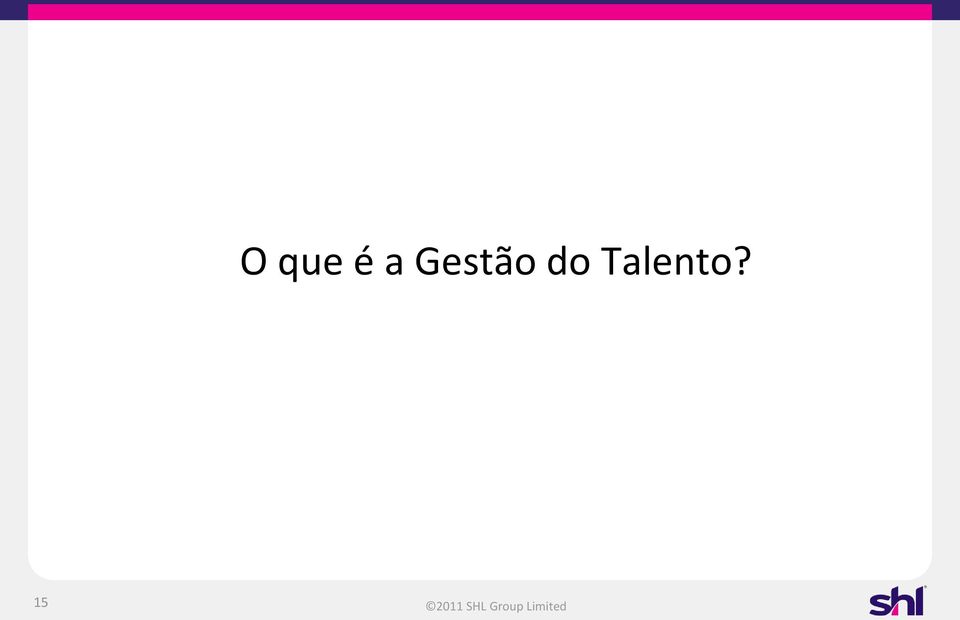 Talento?