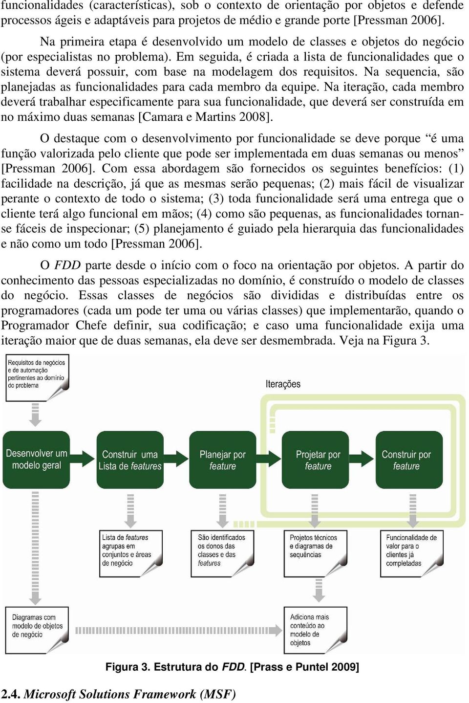 Em seguida, é criada a lista de funcionalidades que o sistema deverá possuir, com base na modelagem dos requisitos. Na sequencia, são planejadas as funcionalidades para cada membro da equipe.