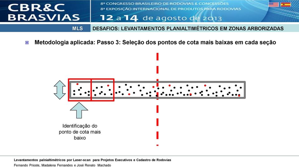 baixas em cada seção